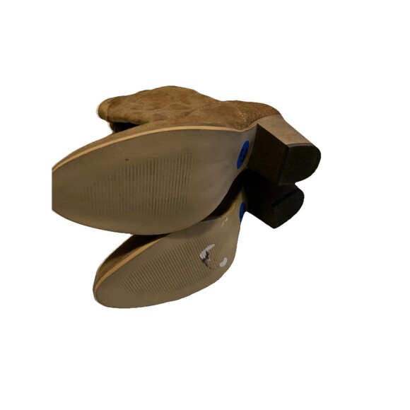 Poelman Made In Portugal Suede Boots  Western Cowboy Festival Women’s Size 6.5 - Picture 2 of 8